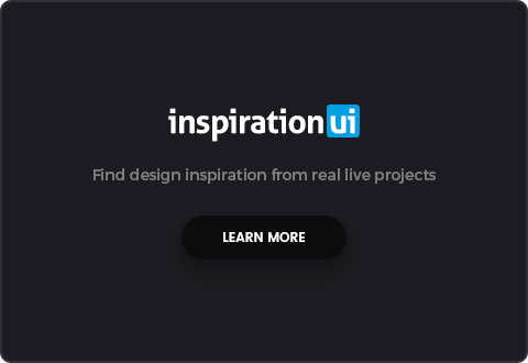 Inspiration UI - Find design inspiration from real live projects!